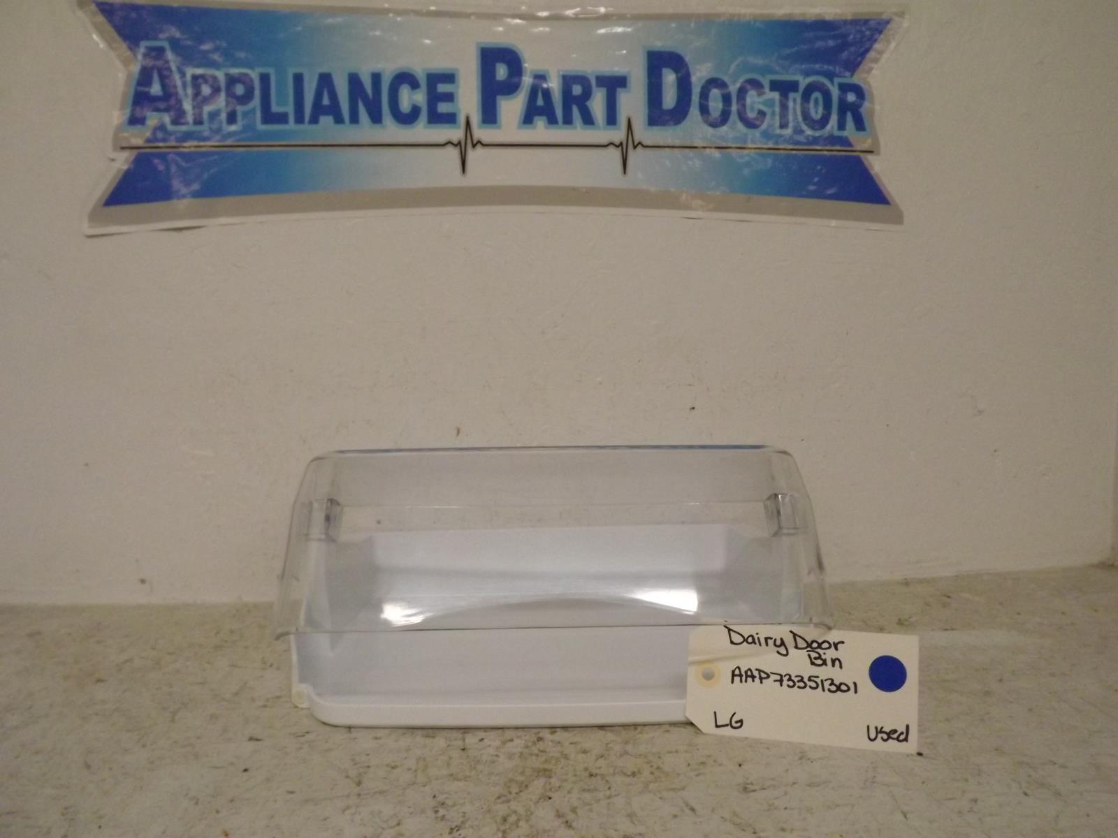 LG Refrigerator AAP73351301 Dairy Door Bin Used LG Refrigerator AAP73351301 Dairy Door Bin Used